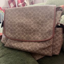 Coach Messenger diaper bag