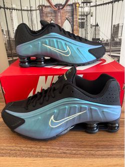 Nike Shox R4 Shapphire Light Liquid Lime Size 13