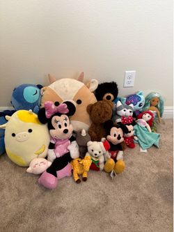 Stuffed Toy Lot (16 Total)
