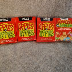 (4) APPLES TO APPLES GAMES