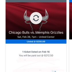 Chicago Bulls Ticket