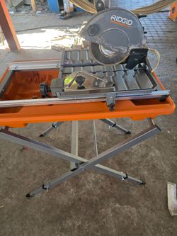 RIDGID
9-Amp 7 in. Blade Corded Wet Tile Saw with Stand