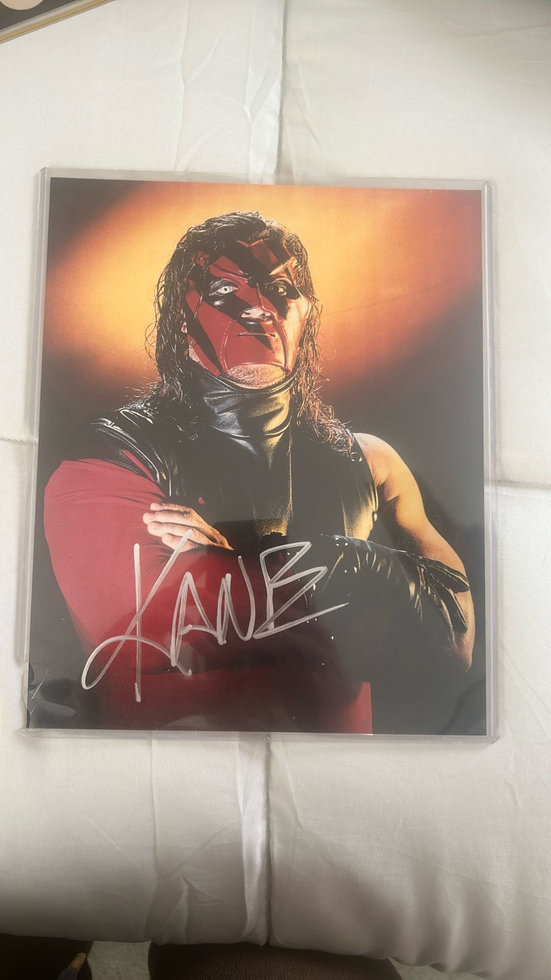 Kane WWE autograph