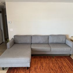 2 Piece Sectional Sofa Couch