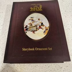 Disney Storybook Ornament Set Mickey Mouse and Friends 