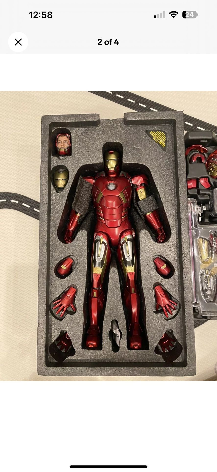 Hot Toys Iron Man Mark 7 Diecast MMS500