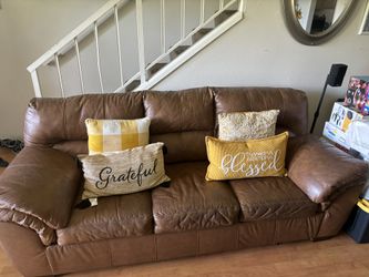 Brown Leather Sofas