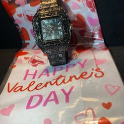 Black ice king or queen Valentines resizable unisex