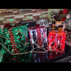 Light Up Boxes X Mas