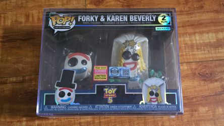 Forky & Karen Beverly Toy Story 5 Funko Pop  Comic-Con  2026