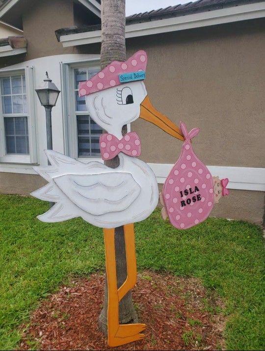 Stork Welcome Home Baby