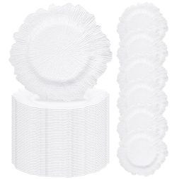 Charger Plates - 50 PCs White