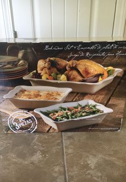 3 piece Bakeware/Serve ware Set