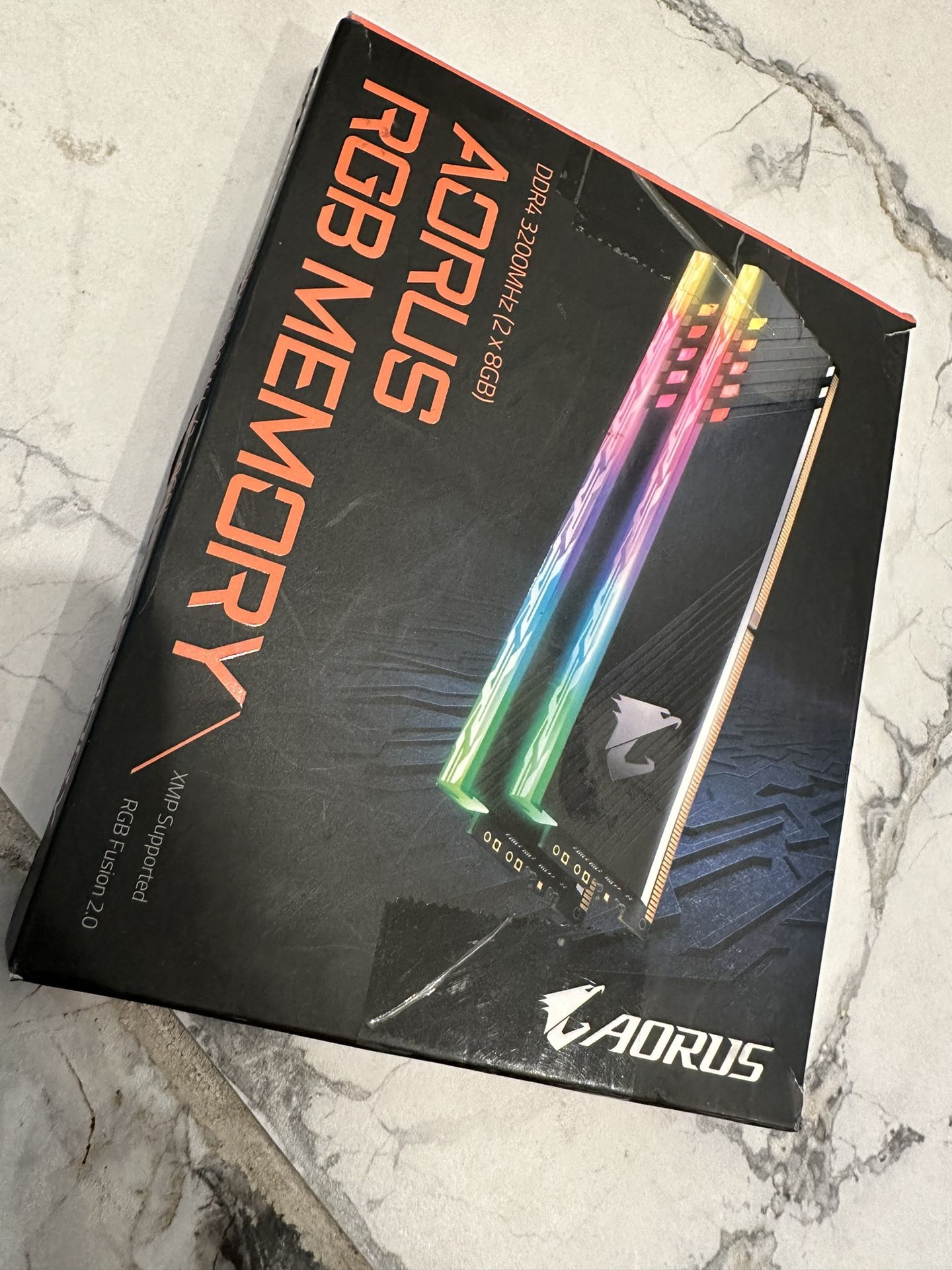 Gigabyte Aorus RGB Memory 16GB DDR4 3200MHz 1.2V 16-18-18-38 Dual Channel XMP 27918