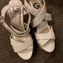 Guess - Nude Wedges/ Platform Sandals