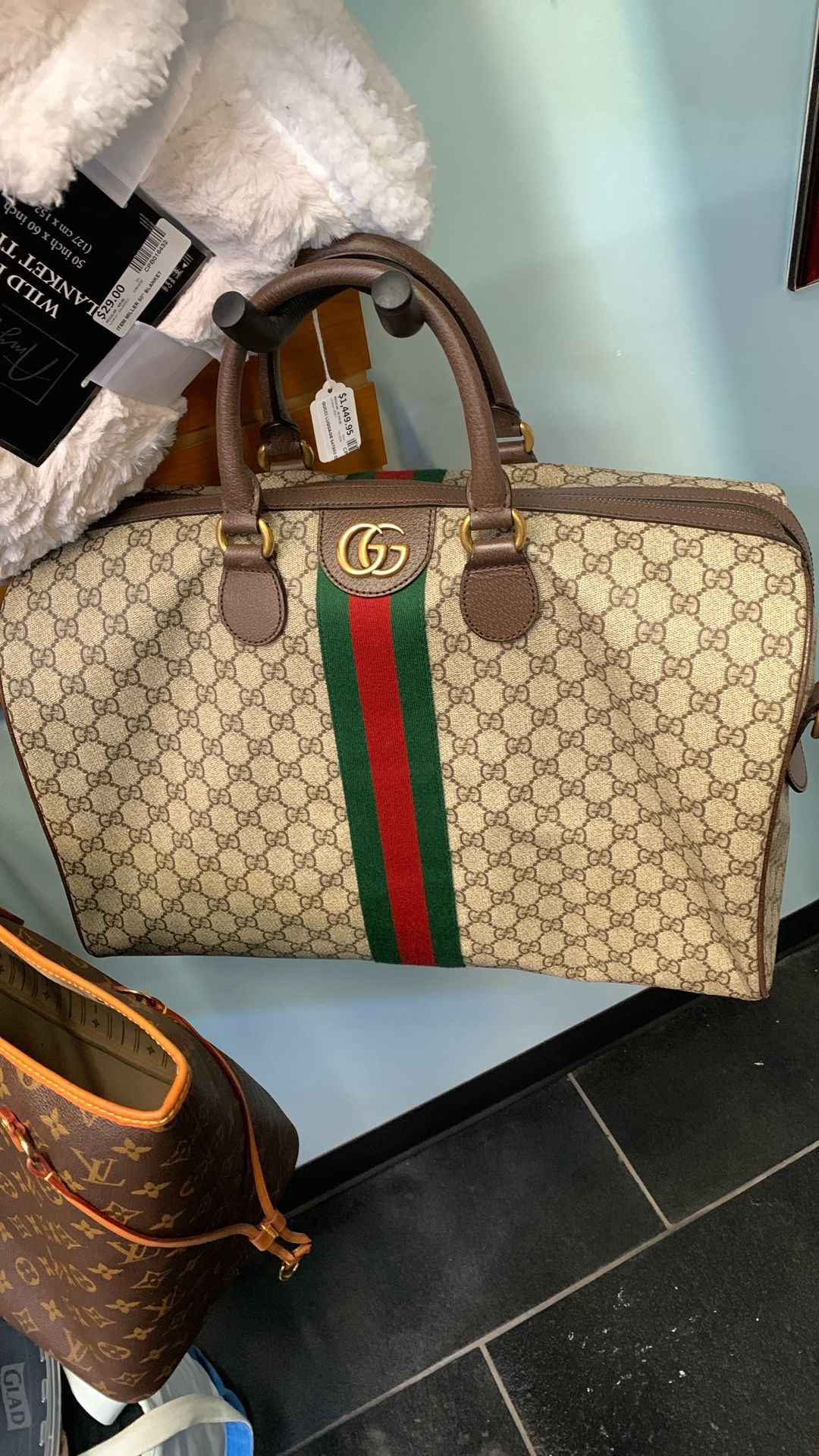 Gucci Duffel Bag, Almost New!
