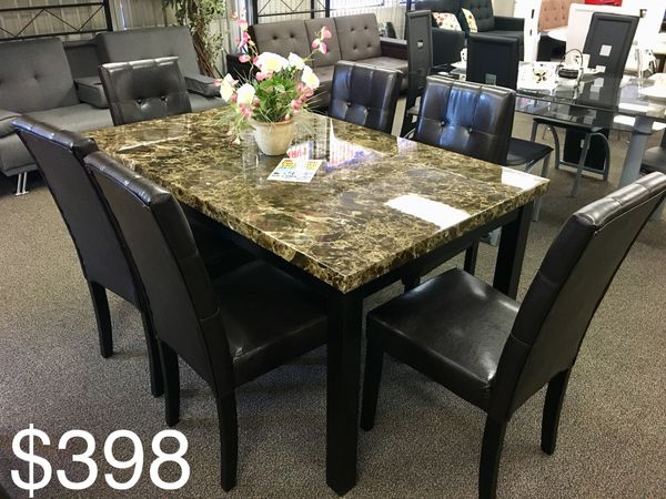 Brand New Solid Marble Dining Table Set Furniture In Fresno Ca Brand New Solid Marble Dining Table Set Furniture In Fresno Ca Offerup