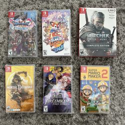 Sealed NEW Nintendo switch games mario (ask for Price)