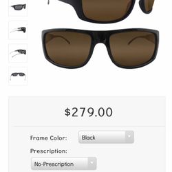 Scheyden Panorama Black Frame Non-Polar Sun Glasses