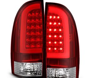 05-15 Toyota Tacoma Red LED Bar Tail Lights
