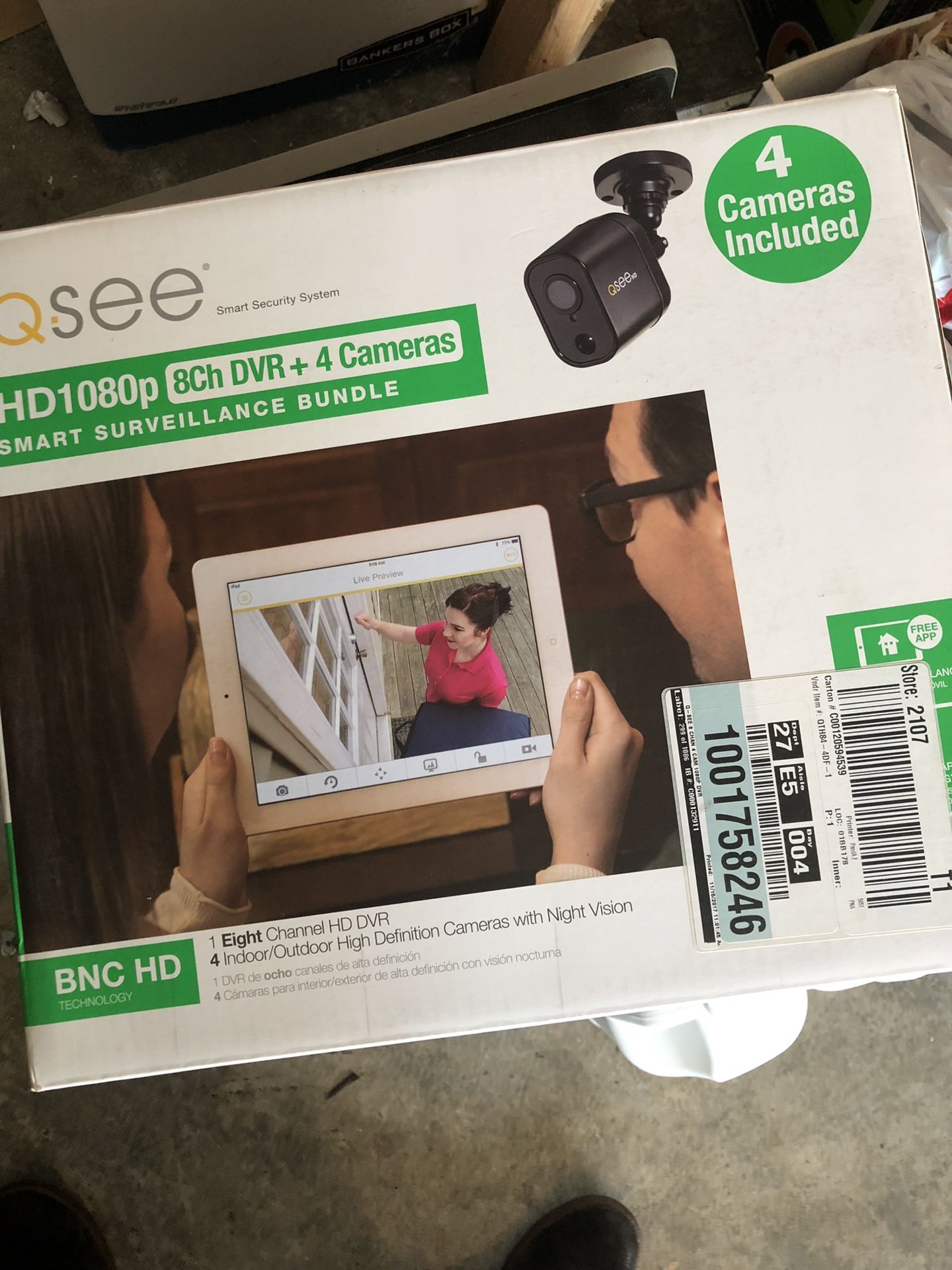 New, QSee security camera system