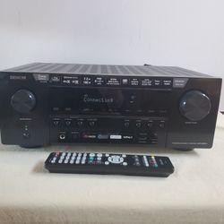 Denon Bluetooth AVR S540BT 4K AM/FM  Receiver With Remote