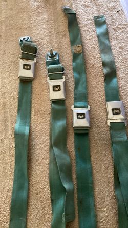 Chevy seatbelts 1966 front and rear