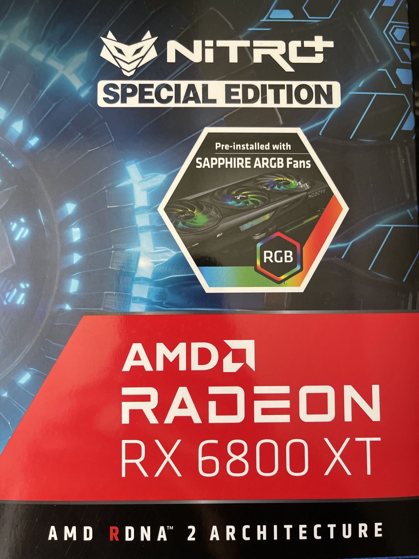 AMD Sapphire Nitro+ 6800XT GPU 16GB