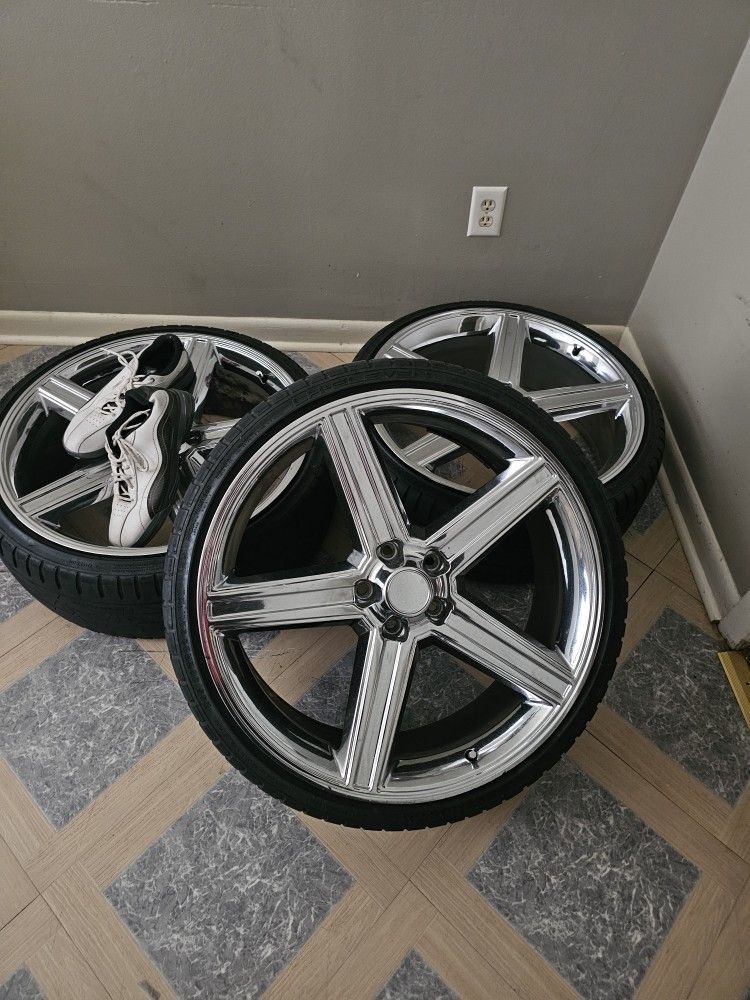 3 Chrome Iroc Wheels For Sale 1200.00