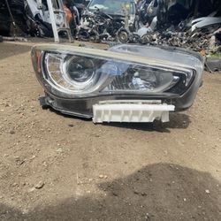 2014-2017 Infiniti Q50 Sedan Headlight Right Passenger Side