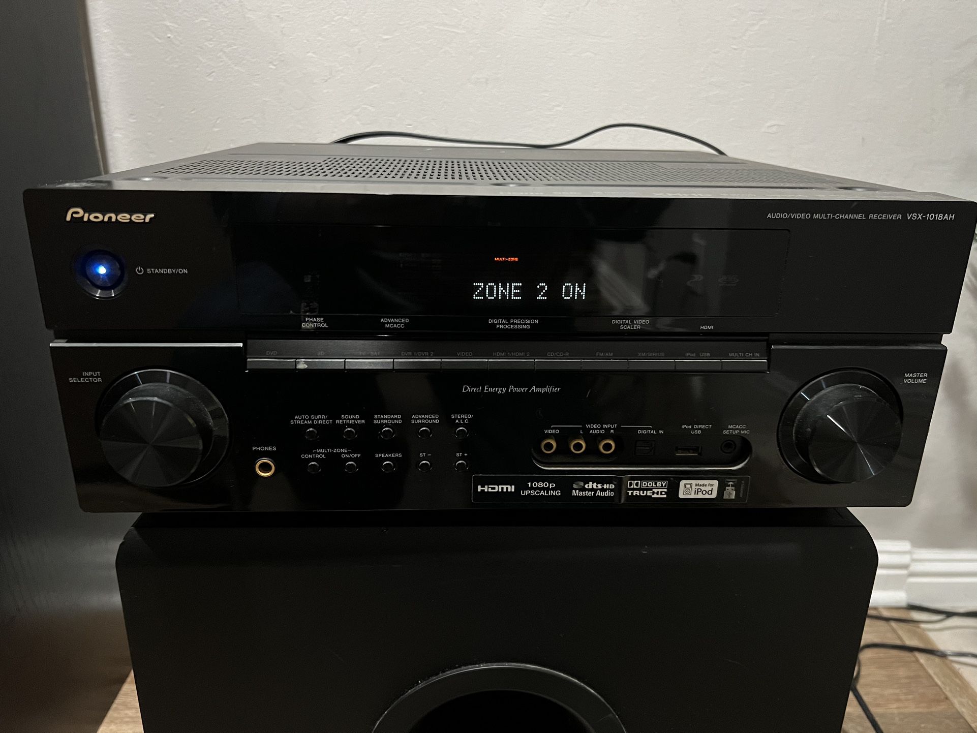 Pioneer Audio/Video Multi-Channel Receiver - VSX-1018AH-K