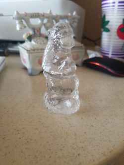 Mommy And Baby Glass Figurine