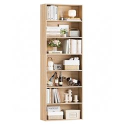 82" Tall Bookshelf, 7-Tier Open Shelves Bookcase, Freestanding Display Storage Shelves, Tall Bookcase Home Decor Furniture for Home Office, 