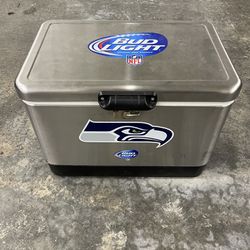 Seahawks Stainless Steel Cooler