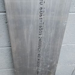 Aluminum stock plate 6061-t6511