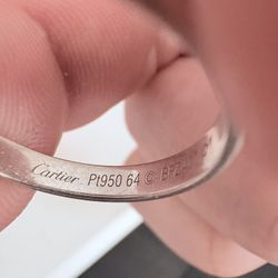 Men’s Cartier Platinum Band