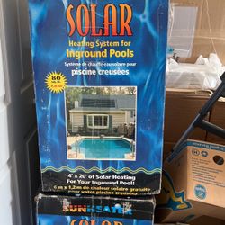 PRICE REDUCED - MUST SELL - NIB Inground or Above-ground Solar Pool Heater