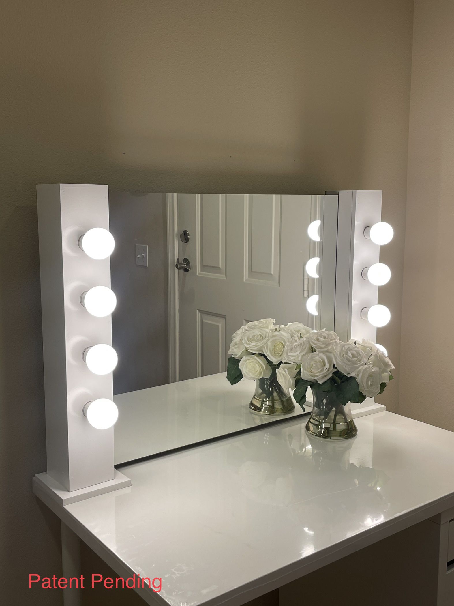 New Large LED Vanity Makeup Mirror Hollywood Style 