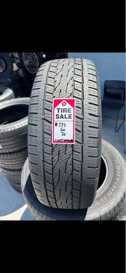 275-60-20 Continental CrossContact Full Used Tire Set $250 Free Mounting and Balancing