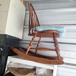 old rocking chair for child