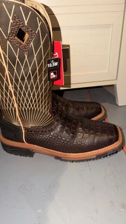 Brand New Justin Work Boots 10.5/ New Milwaukee 5.0 Battery’s/ Michelin dually Tires/ Harbess