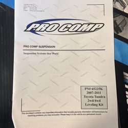Toyota Tundra Leveling Kit 3in