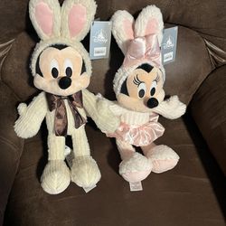 Brand New Mickey And Minnie Stuffed Animal