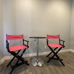 Table and Two Chairs