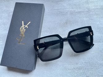 Saint Laurent YSL Square  Black Shade Full Tim Sunglasses 58-17-136 NO BOX