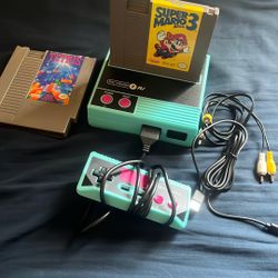 NES Retron 1 AV with Tetris and Super Mario 3
