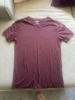 Maroon V  Neck Top