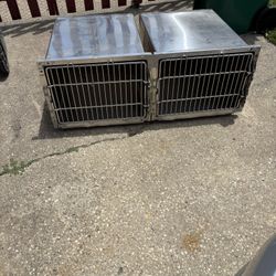 Used Dog Cages / Kennels Set Of 2