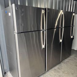 🚨 CLEAN GE STAINLESS REFRIGERATORS – READY TODAY 🚨
