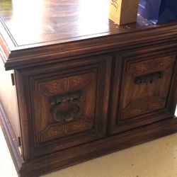 Mid Century Wooden Antique/Blanket/Chest Tv Stand